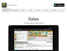 Tablet Screenshot of bestappsale.com